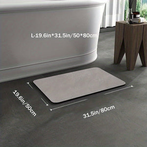 AquaGrip Antislip Badmat  Diatomeeënaarde Badkamer Mat 40x60 cm