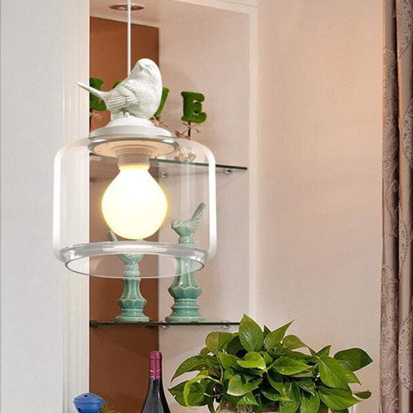 Speelse Vogel-Inspiratie Hanglamp – Unieke Plafondlamp voor Woondecoratie