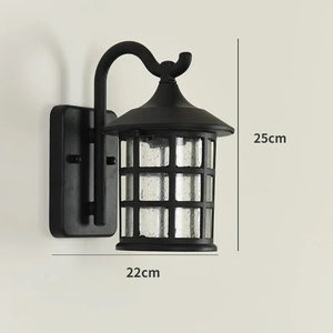 Waterdichte Retro Wandlamp voor Balkon, Tuin & Terras