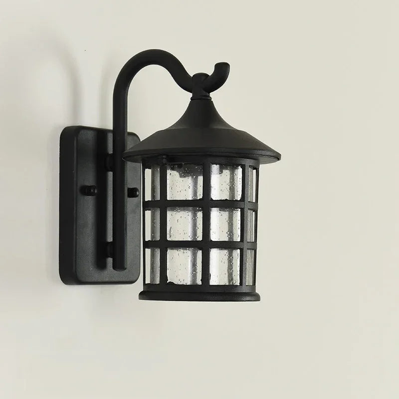 Waterdichte Retro Wandlamp voor Balkon, Tuin & Terras