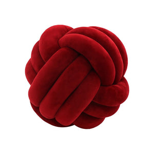 Bala geknoopte bal kussen – Rond decoratief sierkussen knotted ball pillow