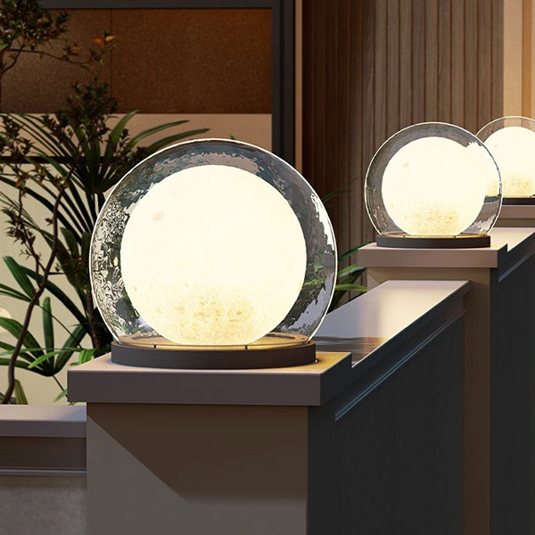 Elegante Solar Zuillamp van Roestvrij Staal – Waterdicht IP65 Buitenverlichting