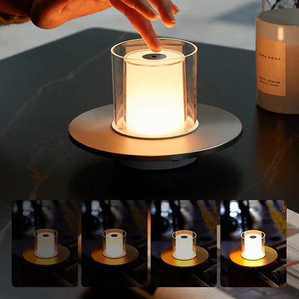 FlammenSchein Draadloze LED-kaars – Moderne Flikkerende Vlam voor Veilige Sfeerverlichting