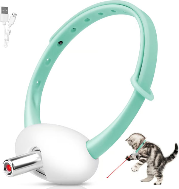 Automatische Kattenlaser Halsband – Interactief Laser Speelgoed voor Katten