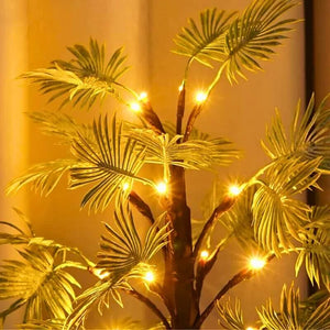 PalmenGlanz LED Palmblaadjes – Tropische Woondecoratie met Warm Wit Licht