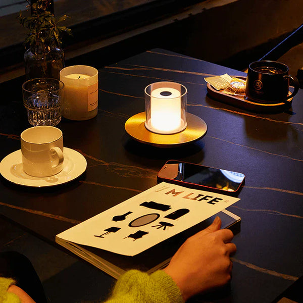 FlammenSchein Draadloze LED-kaars – Moderne Flikkerende Vlam voor Veilige Sfeerverlichting