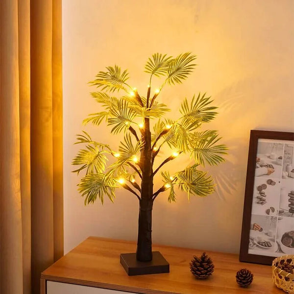 PalmenGlanz LED Palmblaadjes – Tropische Woondecoratie met Warm Wit Licht