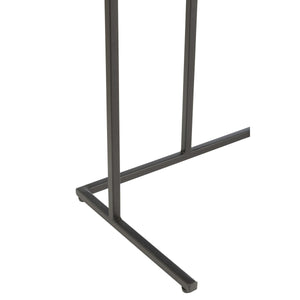 J-Line Set Van 2 Rechthoekige Bijzettafels – Mangohout & Metaal – Bruin/Zwart – Industrieel Design
