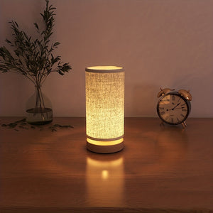 Minimalistische Houten Bedlamp – Ruimtebesparende LED voor Bureau & Nachtkastje