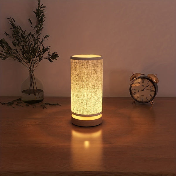 Minimalistische Houten Bedlamp – Ruimtebesparende LED voor Bureau & Nachtkastje