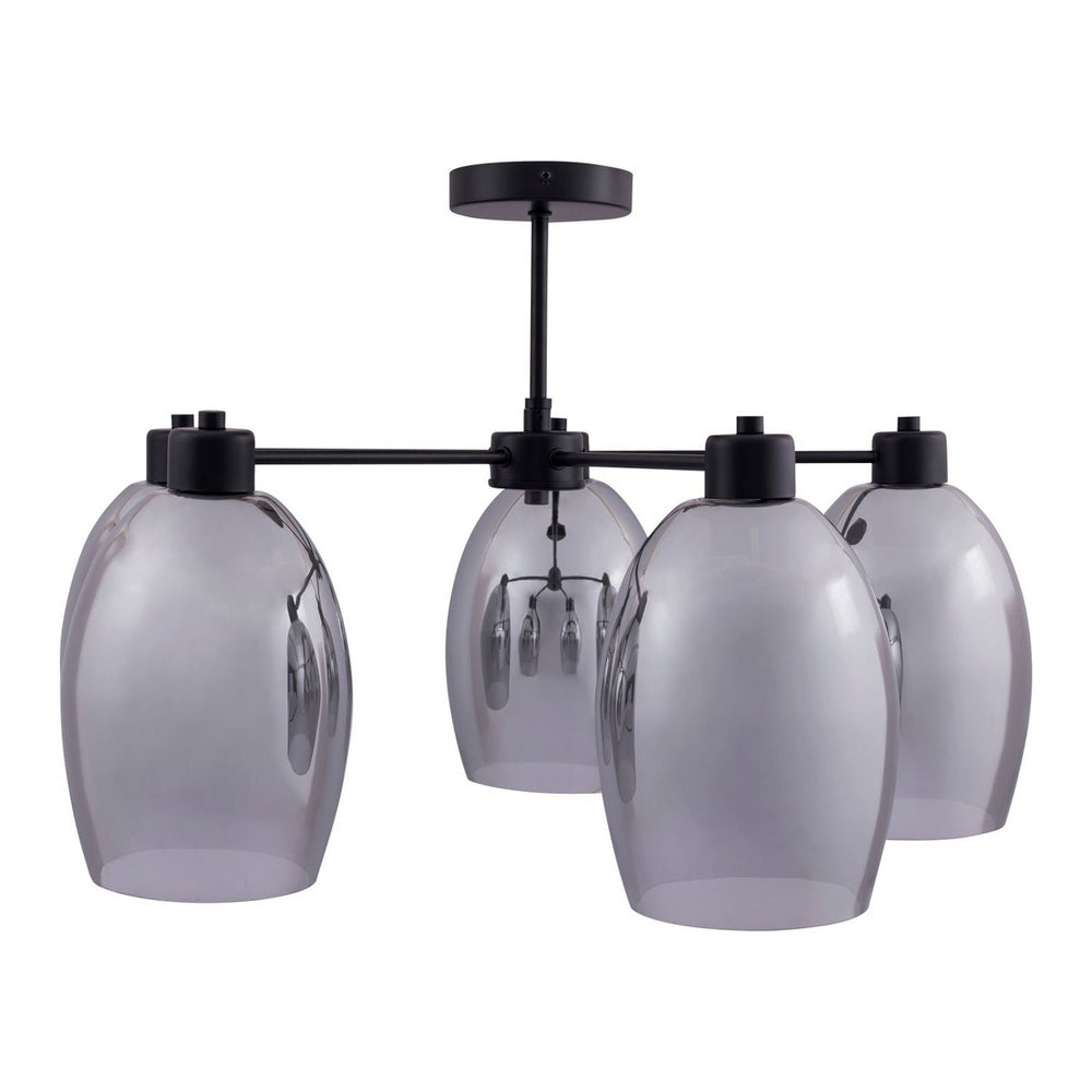 Acantha Hanglamp – 5-Lichts – Smoke Glas – Modern & Sfeervol Design
