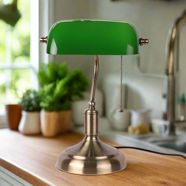 Elegante Glazen Tafellamp – Warme Sfeerverlichting voor Woonkamer & Slaapkamer