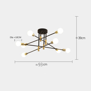Moderne Globe Kroonluchter Hanglamp – Elegante Plafondlamp voor Woon- & Eetkamer