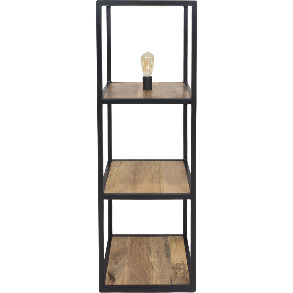 Vloerlamp Vintage met Vakkenkast – 120 cm Stijlvolle Woonverlichting