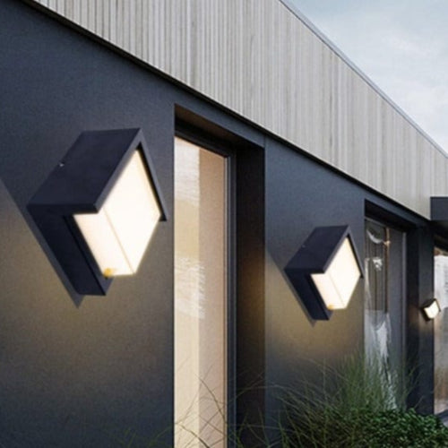 Elegante Buitenwandlamp met Bewegingssensor – Waterdichte Aluminium LED Verlichting
