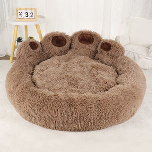 PawPlush Huisdierenbed – Zacht Pootvormig Katten- & Hondenbed voor Ultiem Comfort