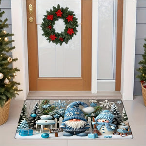 Winter Deurmat met Sneeuwpop – Kerst Welkomstmat voor Binnen & Buiten | 40x60 & 50x80 cm