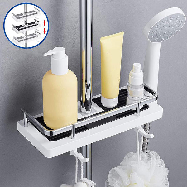 Doucherek Zonder Boren | Compact & Verstelbaar Badkamer Organizer