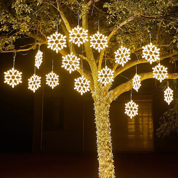 Waterdichte LED Sneeuwvlok Projector Lamp – Feestelijke Buitenverlichting voor Kerst
