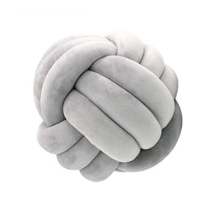 Bala geknoopte bal kussen – Rond decoratief sierkussen knotted ball pillow