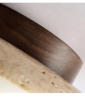 Minimalistische Japanse Plafondlamp – Zacht Houten Ontwerp