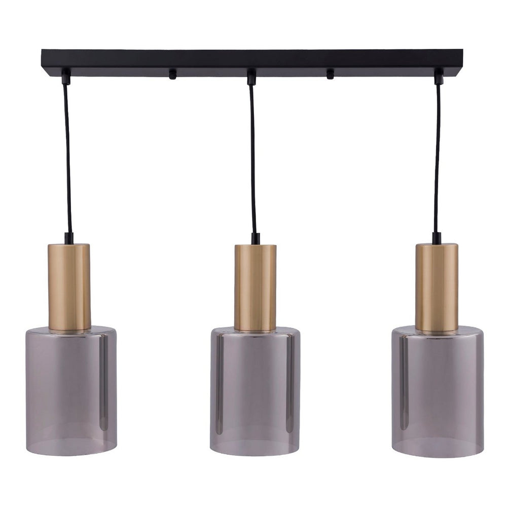 Vilmaris Hanglamp – Modern Design – Glas & Goud – 3-Lichts