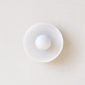 Minimalistische Plafondlamp – Circulair Glas Met Zacht Licht voor Woon- & Werkruimtes
