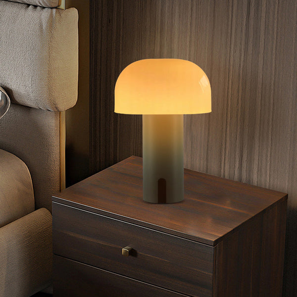 Elegante Draadloze Paddestoel Tafellamp met Dimfunctie – Moderne Verlichting voor Thuis