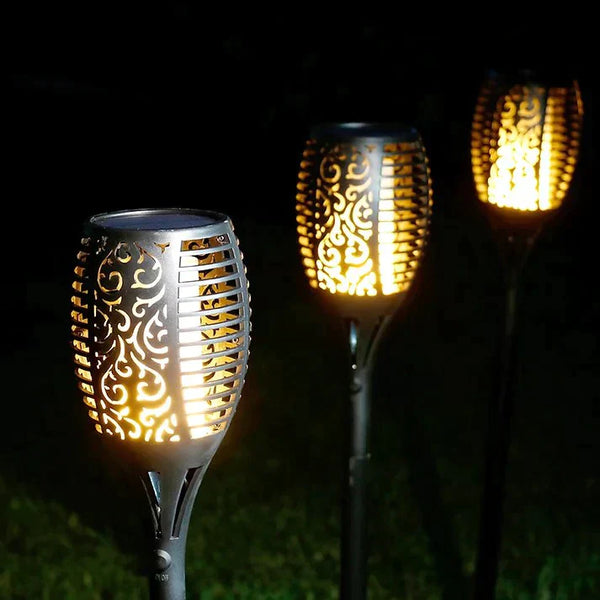 Zonne-Torche Light met Realistisch Flakkerend Vlam Effect – Tuin & Terras Decoratie