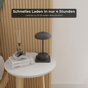 Oplaadbare LED Tafellamp Dimbare Draadloze Binnen- & Buitenlamp