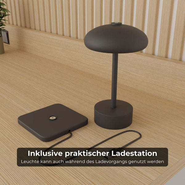 Oplaadbare LED Tafellamp Dimbare Draadloze Binnen- & Buitenlamp