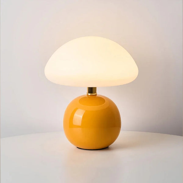 Minimalistische Retro Paddenstoel Tafellamp – Elegante LED Verlichting voor Slaapkamer & Woonkamer