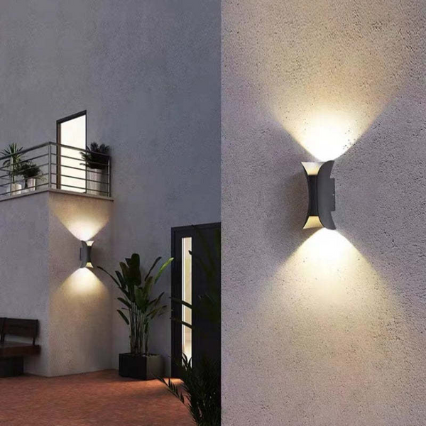 Elegante Waterdichte LED Wandlamp voor Buiten – Aluminium Modern Ontwerp