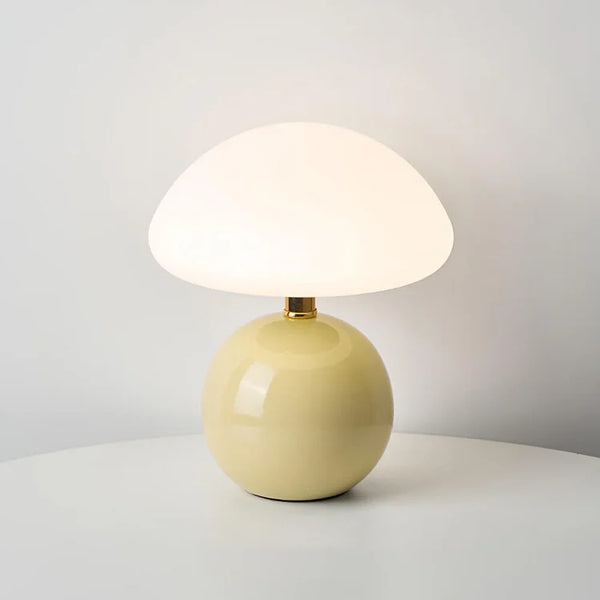 Minimalistische Retro Paddenstoel Tafellamp – Elegante LED Verlichting voor Slaapkamer & Woonkamer