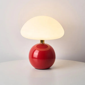Minimalistische Retro Paddenstoel Tafellamp – Elegante LED Verlichting voor Slaapkamer & Woonkamer