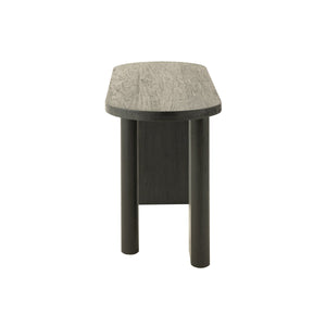 J-Line Teak Console Tafel – Zwart Hout – Modern Design 150 cm