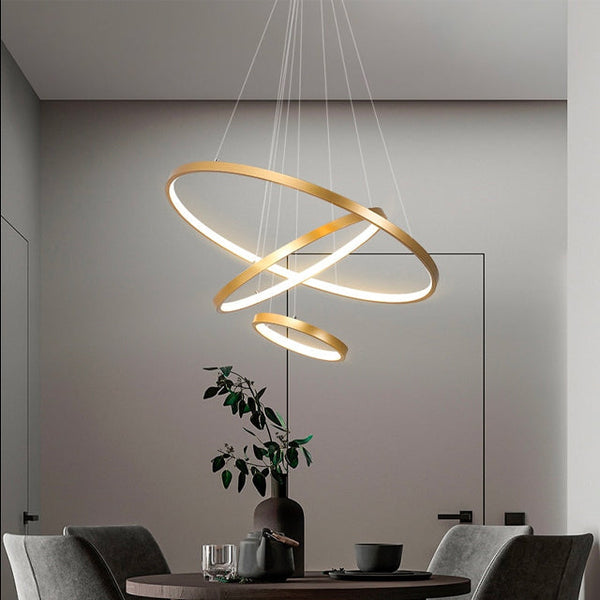 Elegante LED Hanglamp met Zachte Sfeerverlichting