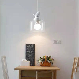 Speelse Vogel-Inspiratie Hanglamp – Unieke Plafondlamp voor Woondecoratie