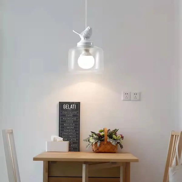 Speelse Vogel-Inspiratie Hanglamp – Unieke Plafondlamp voor Woondecoratie