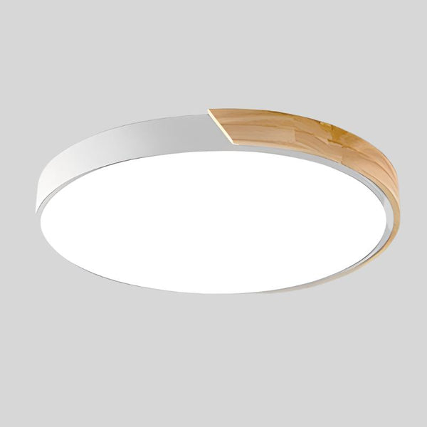 Minimalistische Ronde Plafondlamp – Scandinavische LED Lamp voor Moderne Interieurs