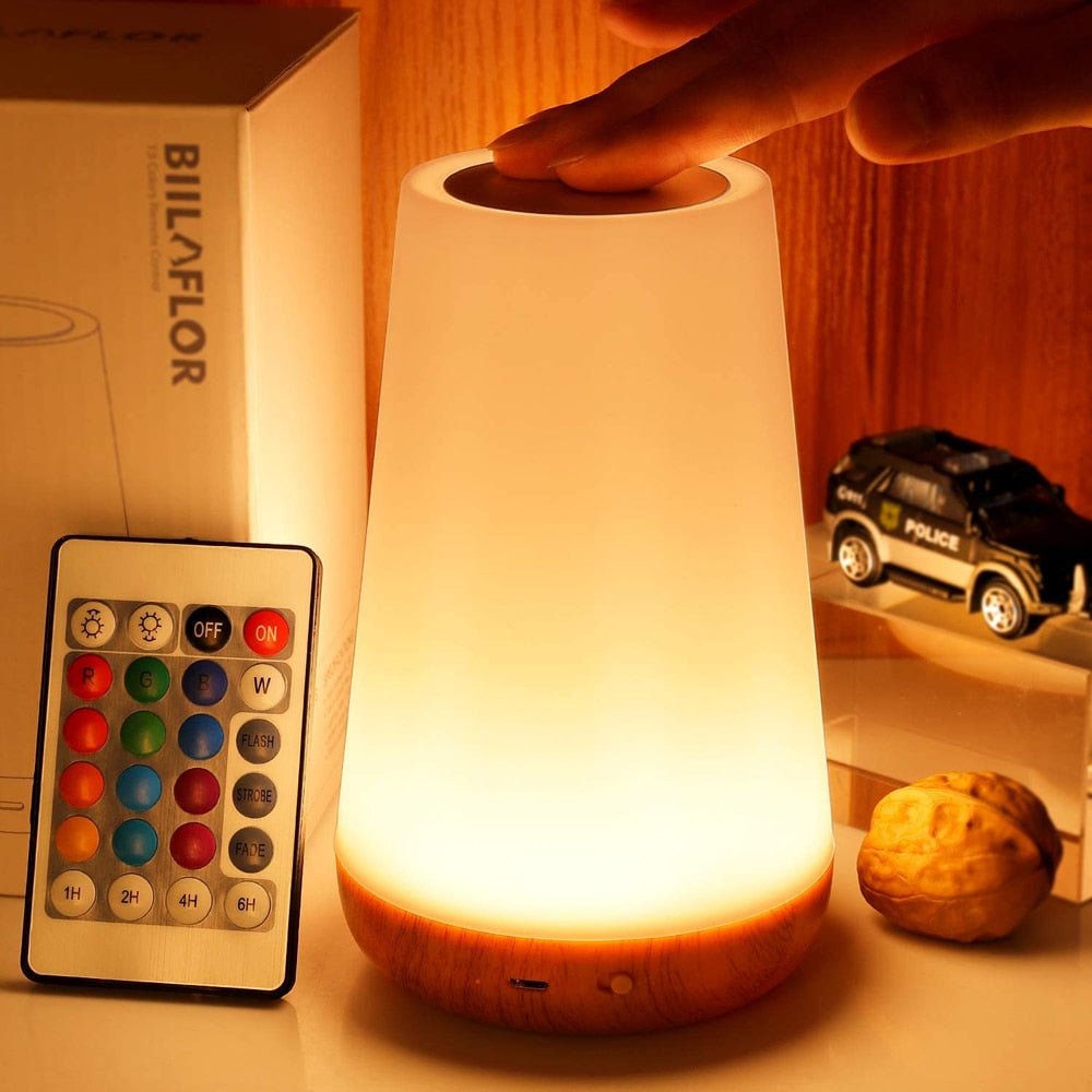 Oplaadbare Dimbare LED Tafellamp met Touch Bediening – Draagbare Sfeerverlichting
