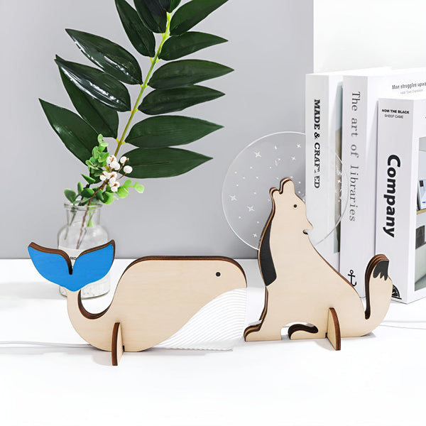 Charmante Dieren Tafellamp – Schattig LED Nachtlampje voor Kinderkamer