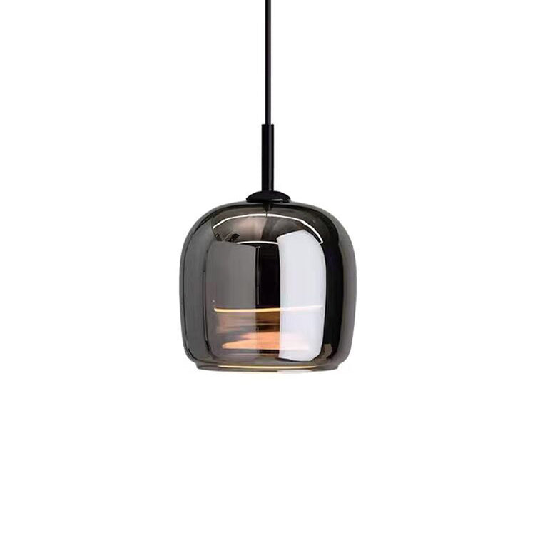 NoirGlass Hanglamp – Elegant Zwart Glas voor Moderne Interieurs (2 Pack)