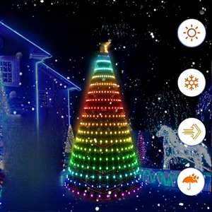 Multicolor LED Kerstverlichting – 2m x 1m – Binnen & Buiten – Energiezuinig & Duurzaam