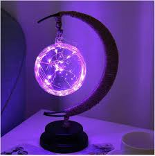 Lunar Bloesem Maanlamp – LED Nachtlampje met Fijne Bloemen voor Gezellige Sfeerverlichting