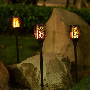 Zonne-Torche Light met Realistisch Flakkerend Vlam Effect – Tuin & Terras Decoratie