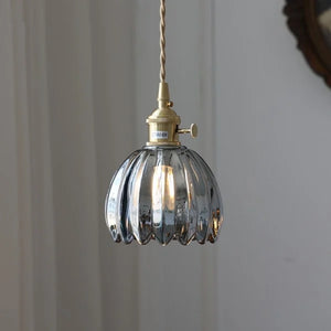 Elegante Bloesem Hanglamp – Bloemenvormige Glazen Plafondlamp voor Gezellige Interieurs