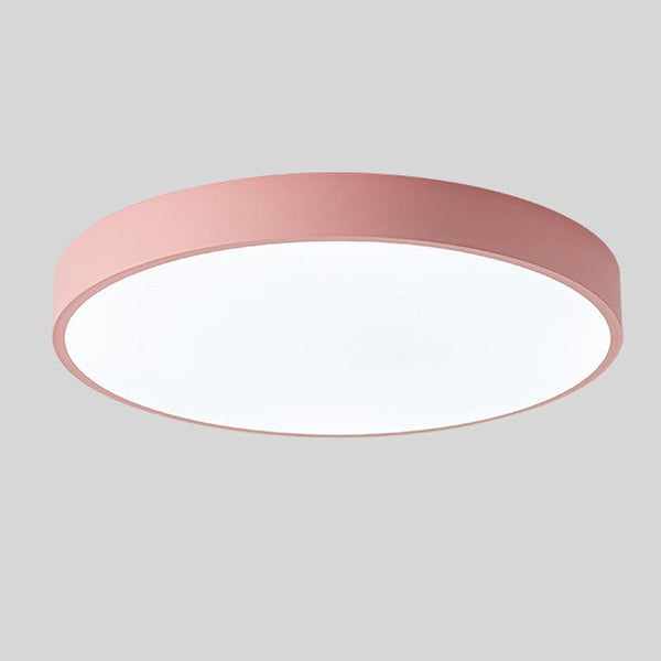 Minimalistische Ronde Plafondlamp – Scandinavische LED Lamp voor Moderne Interieurs