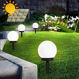 Zonne-Tuinpadverlichting – Warm Wit LED Buitenverlichting voor Paden & Bloembedden