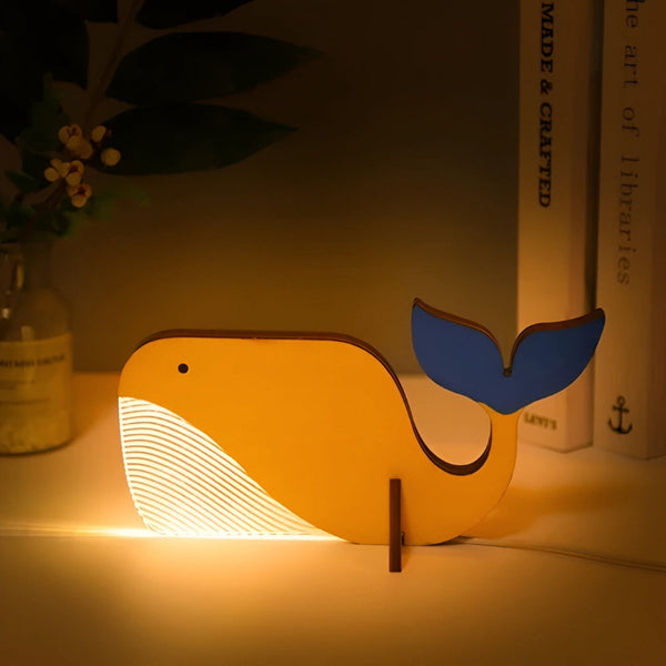 Charmante Dieren Tafellamp – Schattig LED Nachtlampje voor Kinderkamer